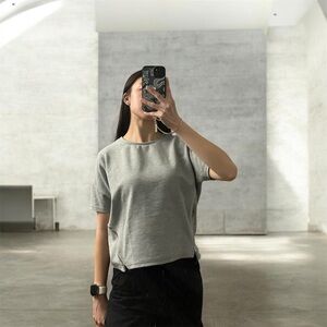 Crop Gray Tshirt